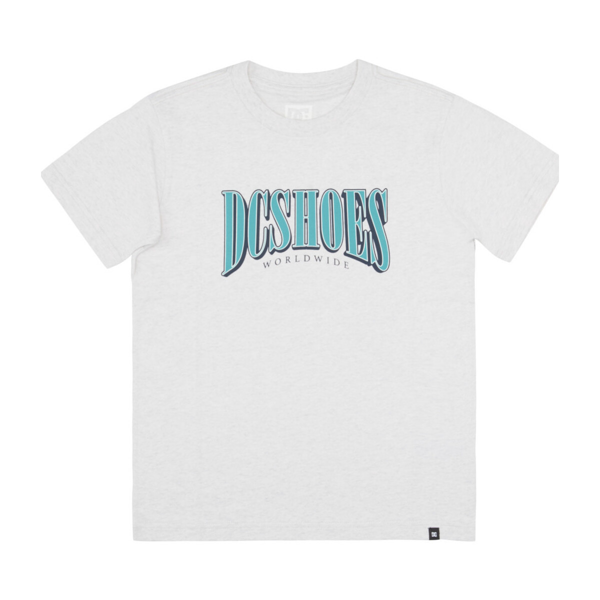 Vêtements Garçon T-shirts manches courtes DC Shoes Cross Tall Stack Gris