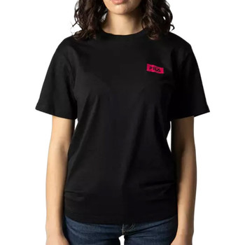 Vêtements Femme T-shirts manches courtes Fitness Fila FAW0142 Noir