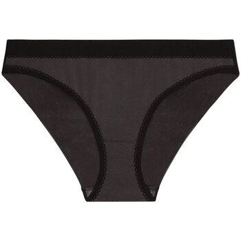 Sous-vêtements Femme elasticated-waist cotton Bermuda shorts Gemma De Lou Perfect Aura Noir