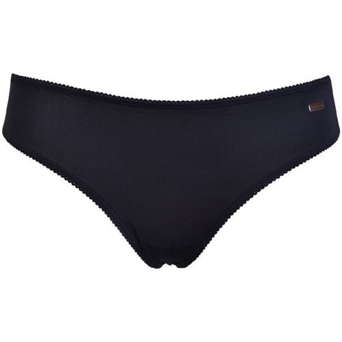Sous-vêtements Femme elasticated-waist cotton Bermuda shorts Verdissima Alchimia Noir