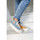 Chaussures Femme Baskets mode No Name - IRON MID Soft Canvas Sky/Abricot Bleu
