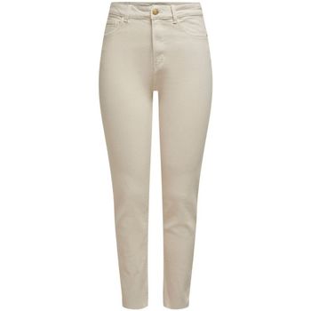 Vêtements Femme Pantalons Only 15175323 EMILY-ECRU Blanc