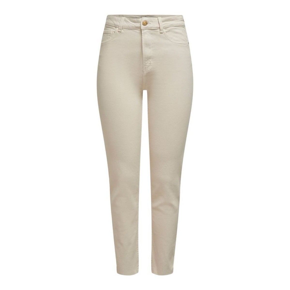 Vêtements Femme Pantalons Only 15175323 EMILY-ECRU Blanc
