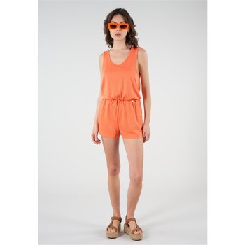 Vêtements Femme Combinaisons / Salopettes Deeluxe Combinaison JALIA Orange
