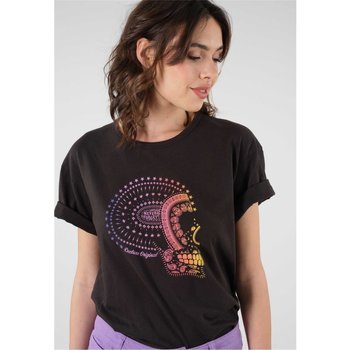 Vêtements Femme T-shirts & Polos Deeluxe T-Shirt RAINBOWSKULL Noir