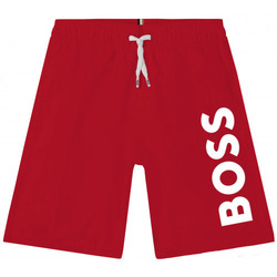 Vêtements Enfant Maillots / Shorts de bain BOSS Short de bain junior  rouge  J24846/991 - 12 ANS Rouge