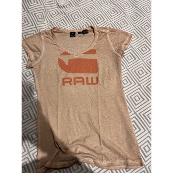 Vêtements Femme T-shirts jacket manches courtes G-Star Raw Tee shirt g star Rose