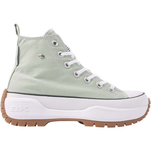 Chaussures polyester Baskets mode British Knights KAYA MID FLY who BASKETS MONTANTE Vert