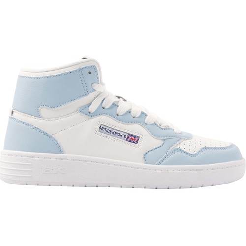 Chaussures Femme Baskets mode while British Knights NOORS MID FEMMES BASKETS MONTANTE Blanc
