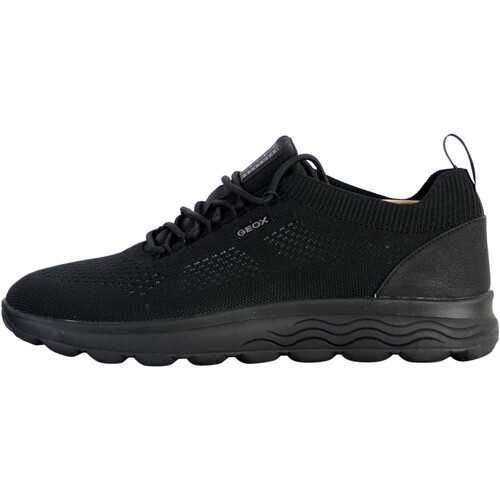 Chaussures Homme Baskets basses Geox Basket à Lacets U Spherica A Knitted Noir