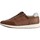 Chaussures Homme Baskets basses Geox Basket Cuir U Avery A Wrinkl Marron