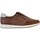 Chaussures Homme Baskets basses Geox Basket Cuir U Avery A Wrinkl Marron
