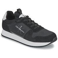 Chaussures laceup Baskets basses Calvin Klein Jeans RETRO RUNNER LACEUP REFL Noir