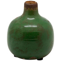 Maison & Déco Set de table Chehoma Petit vase céramique vert olive 9.5x9cm Vert