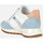 Chaussures Femme Baskets mode Geox D TABELYA bleu ciel clair/blanc
