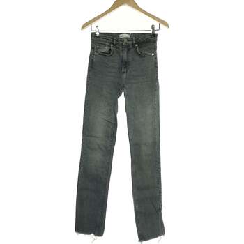 Vêtements Femme Jeans Zara jean droit femme  34 - T0 - XS Gris Gris