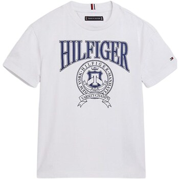 Vêtements Garçon T-shirts manches courtes Tommy Hilfiger KB0KB08038 Blanc