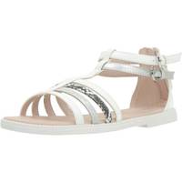 Chaussures Fille Sandales et Nu-pieds Geox J SANDAL KARLY GIRL Blanc
