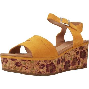 Chaussures Femme red embroidered sandal Stonefly DIVA 2 Jaune