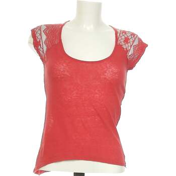 Vêtements Femme Pull Femme 36 - T1 - S Orange Breal top manches courtes  36 - T1 - S Rouge Rouge