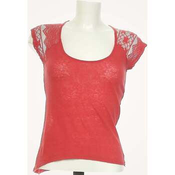 Breal top manches courtes  36 - T1 - S Rouge Rouge