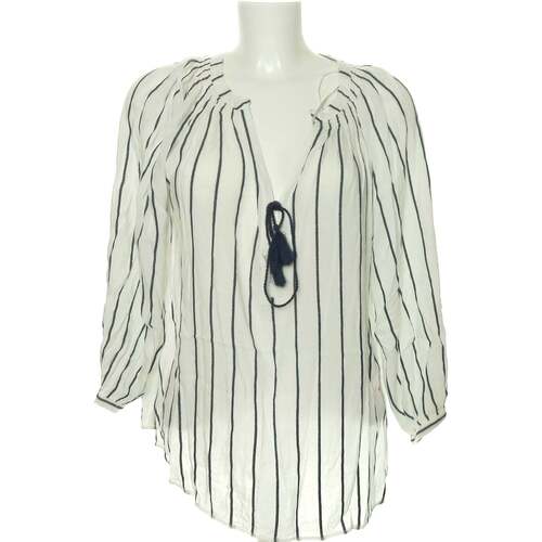 Vêtements Femme Tops / Blouses H&M blouse  36 - T1 - S Blanc Blanc