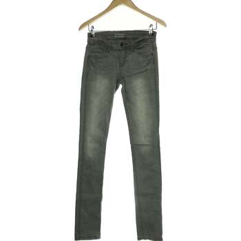 Vêtements Femme taille Jeans Promod taille jean slim femme  34 - T0 - XS Gris Gris