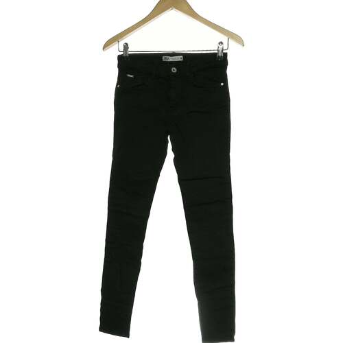 Vêtements Femme Jeans Zara jean slim femme  34 - T0 - XS Noir Noir