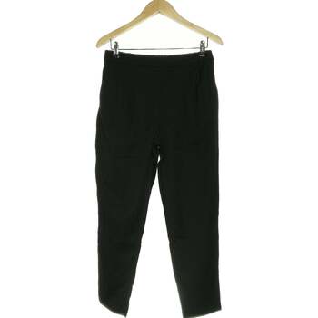 Vêtements Femme Pantalons H&M pantalon droit femme  38 - T2 - M Noir Noir