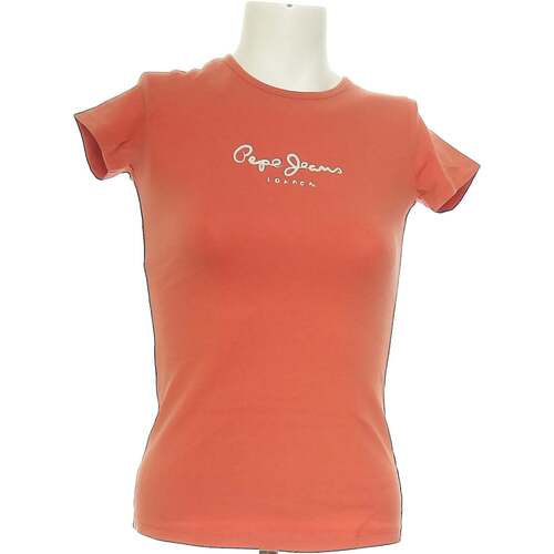Vêtements Femme T-shirts & Polos Pepe jeans ponte-jersey 34 - T0 - XS Orange