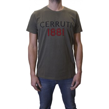 Vêtements Homme T-shirts dress manches courtes Cerruti 1881 Buffa Kaki