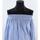 Vêtements Femme Débardeurs / T-shirts sans manche Ralph Lauren Blouse à rayures en coton Bleu