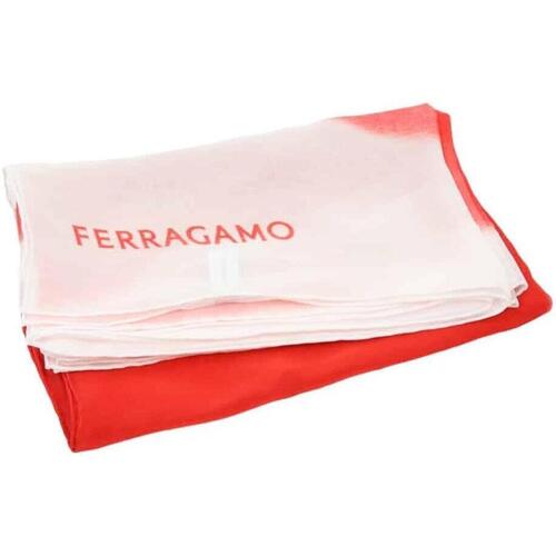 Accessoires textile Femme salvatore ferragamo gancini embossed belt bag item Salvatore Ferragamo Echarpe en soie dans sa boite - collection AW22-23 en soie Rouge