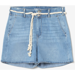 Vêtements Femme Shorts / Bermudas Le Temps des Cerises Short sydney en jeans bleu clair Bleu