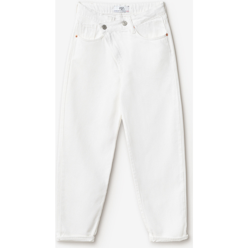 Vêtements Fille Jeans Chaussures de sportises Cosa boyfit 7/8ème jeans blanc Blanc