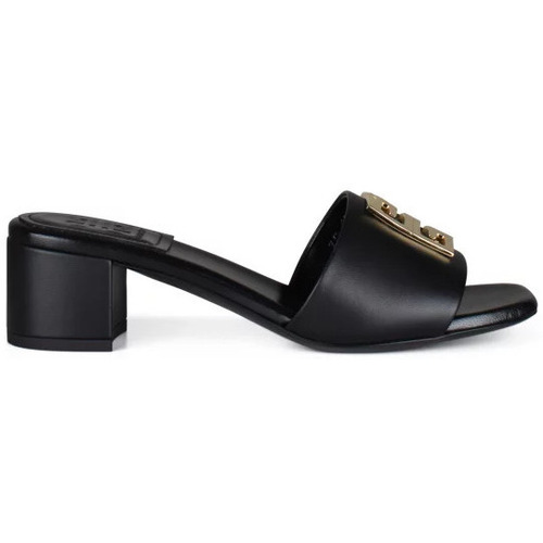 Chaussures Femme Sandales et Nu-pieds crackled Givenchy Mules 4G Noir