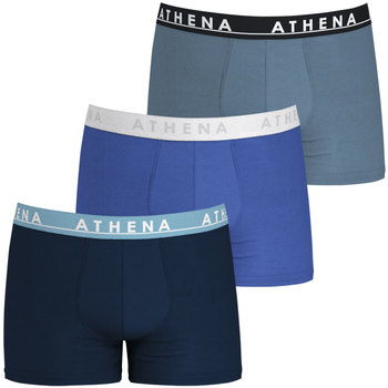 Athena Lot de 3 boxers homme Easy Color Bleu