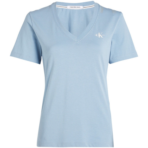 Vêtements Femme T-shirts manches courtes Calvin Klein Jeans 144666VTPE23 Bleu