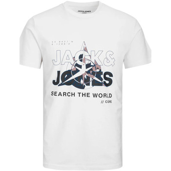 Vêtements Homme T-shirts manches courtes Jack & Jones 145051VTPE23 Blanc