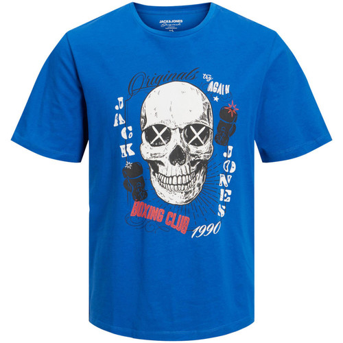Vêtements Homme T-shirts manches courtes Jack & Jones 145056VTPE23 Bleu