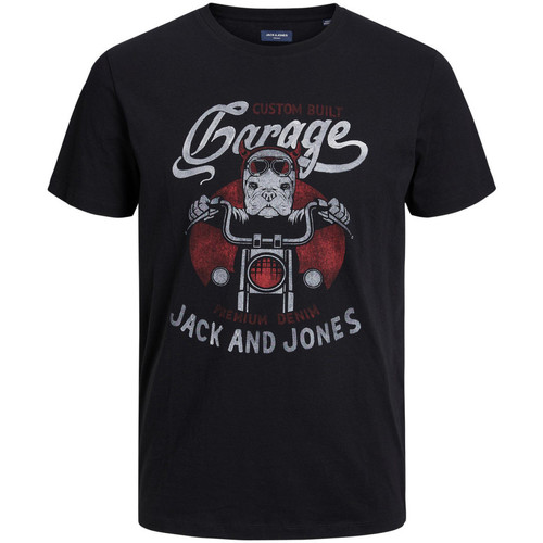 Vêtements Homme T-shirts manches courtes Premium By Jack & Jones 145112VTPE23 Noir