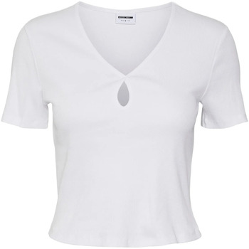 Vêtements Femme T-shirts manches courtes Noisy May 145203VTPE23 Blanc