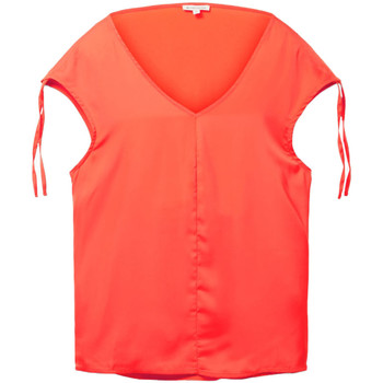 Vêtements Femme T-shirts manches courtes Tom Tailor 146188VTPE23 Rouge
