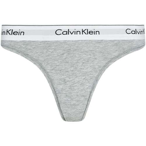 Sous-vêtements Femme Strings Calvin Klein Jeans single 76628VTPER27 Gris