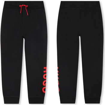 Vêtements Enfant Pantalons de survêtement BOSS Jogging Junior  noir G24107/09B Noir