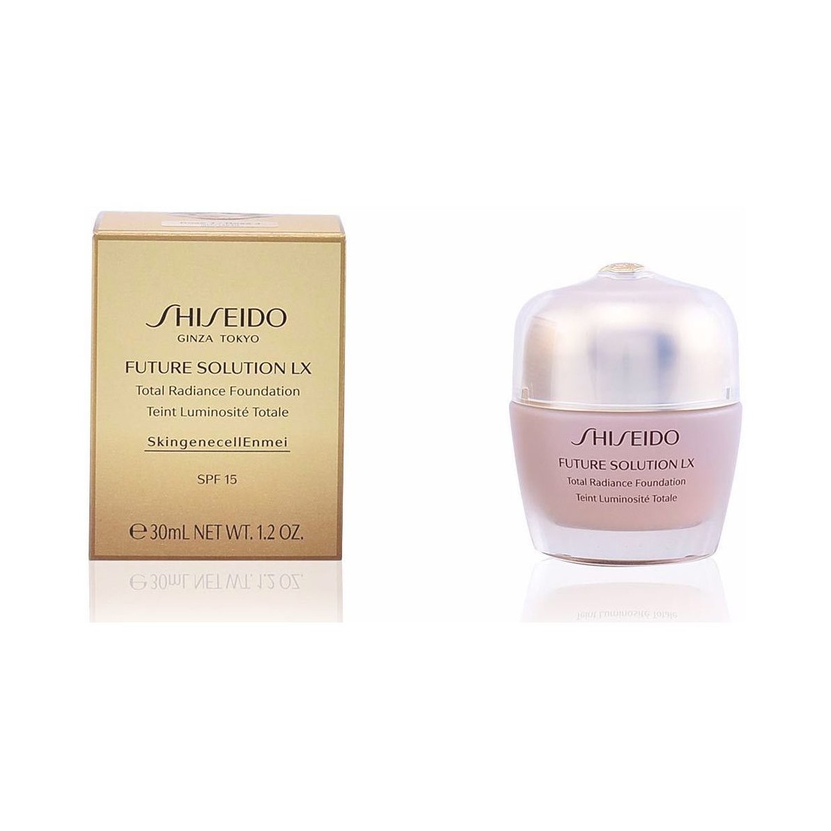 Beauté Eau de parfum Shiseido Future Solution LX Total Radiance Foundation -3-neutral - 30ml Future Solution LX Total Radiance Foundation -3-neutral - 30ml