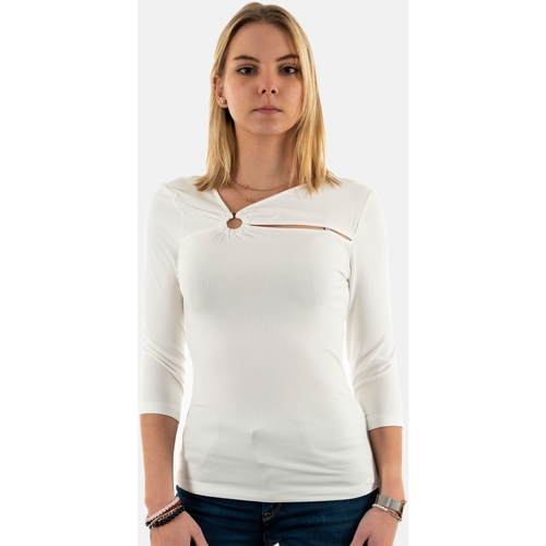 Vêtements Femme T-shirts KK001 manches longues Salsa 21005581 Blanc