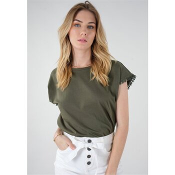 Vêtements Femme Douceur d intéri Deeluxe T-Shirt ENOLA Vert