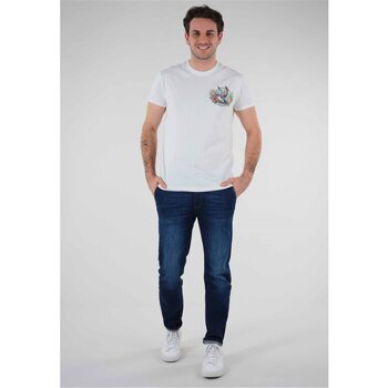 Vêtements Homme T-shirts & Polos Deeluxe T-Shirt PARADISE Blanc