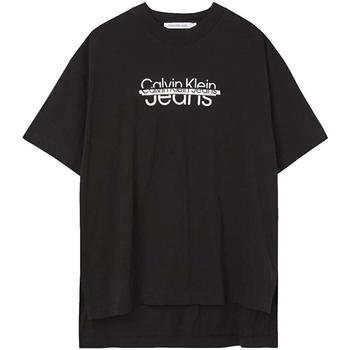 Vêtements Femme T-shirts manches courtes Calvin klein плавки-низ от купальника  Noir